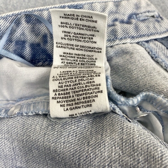 Avec Les Filles Jeans Studded High Rise Wide Leg Size 27 Sabine Wash - Picture 12 of 13